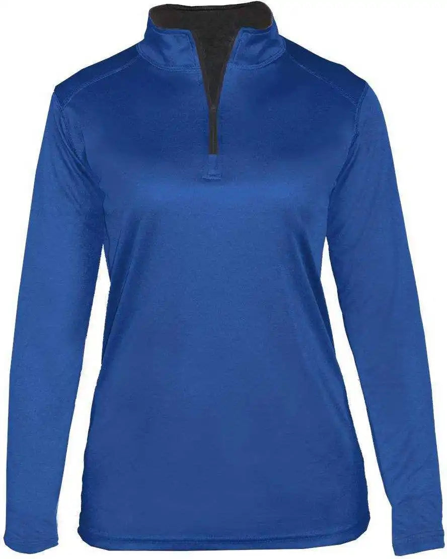 Badger Sport 4103 B-core Ladies 1/4 Zip - Royal Graphite