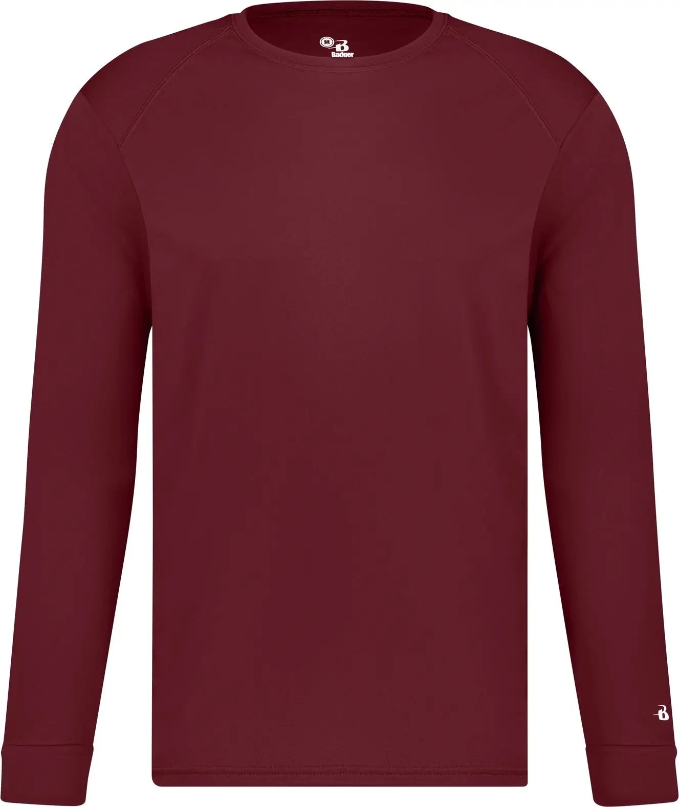 Badger Sport 4104 B-core L/s Tee - Cardinal - Adult s