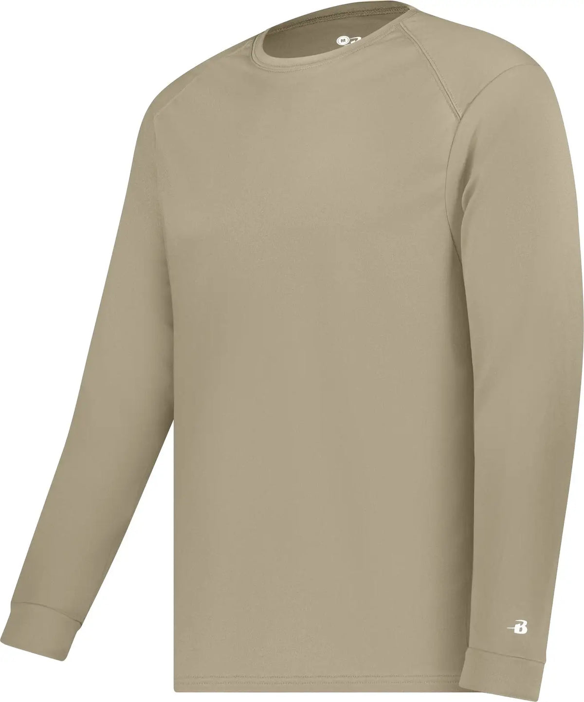 Badger Sport 4104 B-core L/s Tee - Sand - Adult s