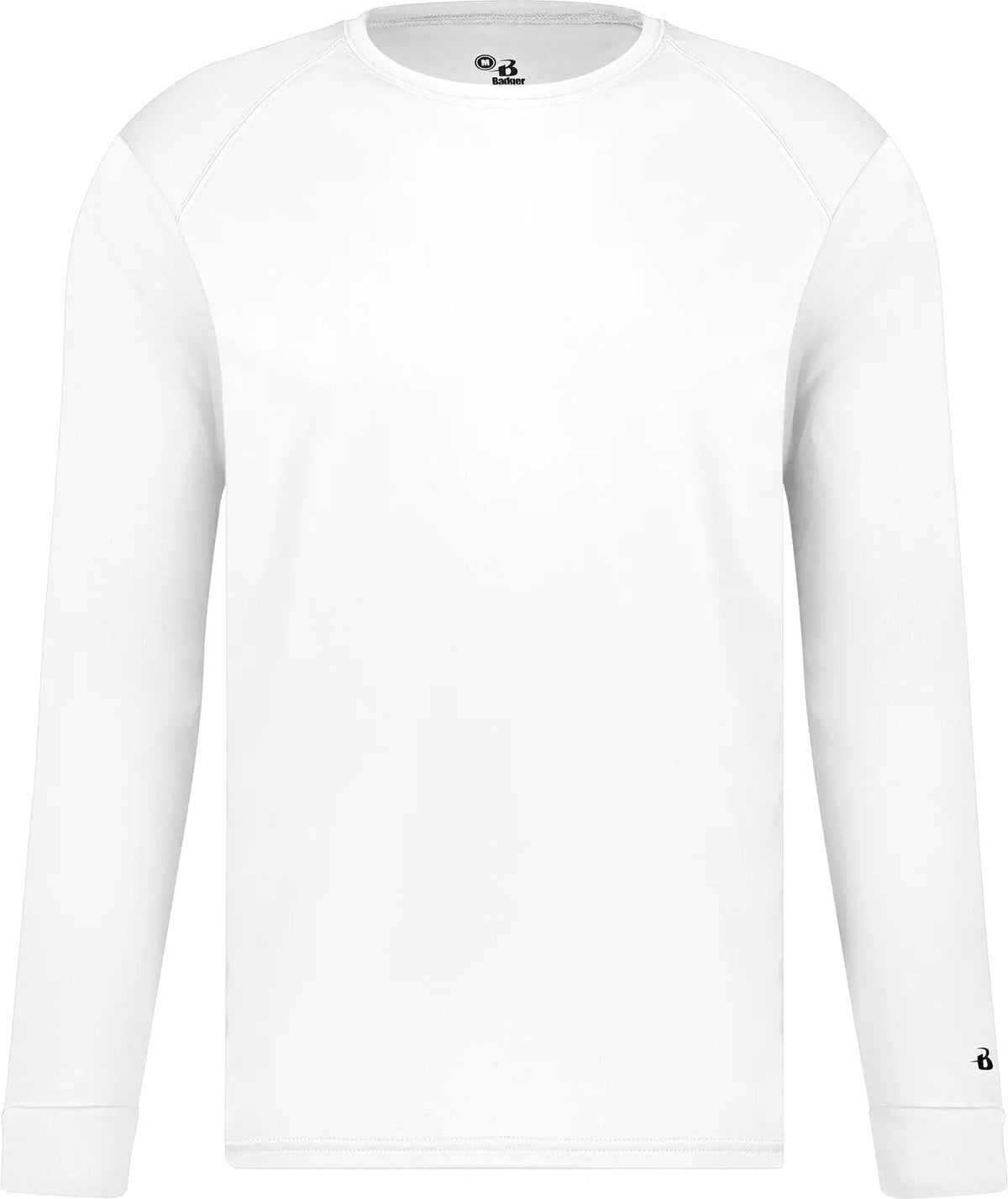 Badger Sport 4104 B-core L/s Tee - White