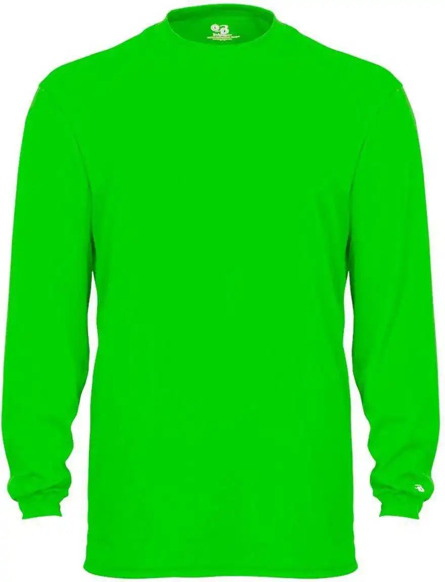 Badger Sport 4104 B-core Long Sleeve Tee - Lime