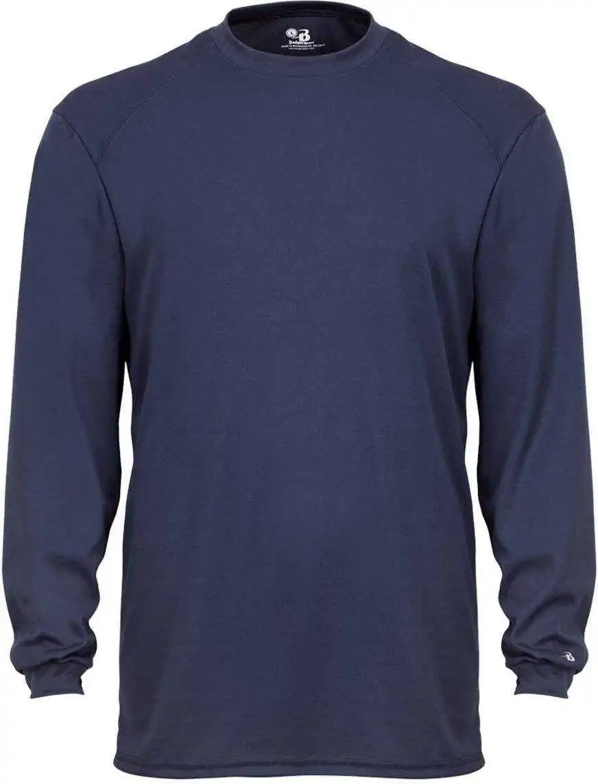 Badger Sport 4104 b Core Long Sleeve Tee Navy