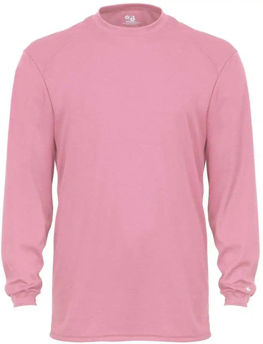Badger Sport 4104 b Core Long Sleeve Tee Pink