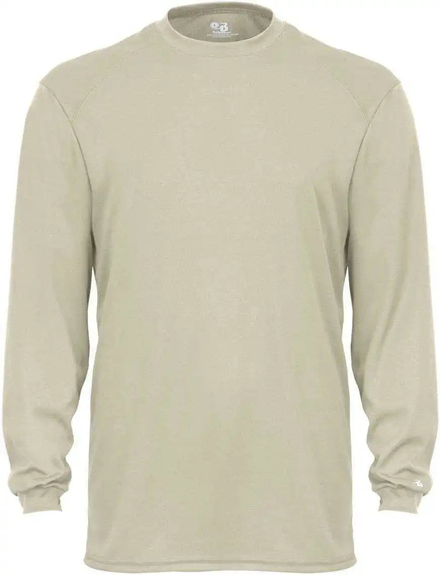Badger Sport 4104 b Core Long Sleeve Tee Sand