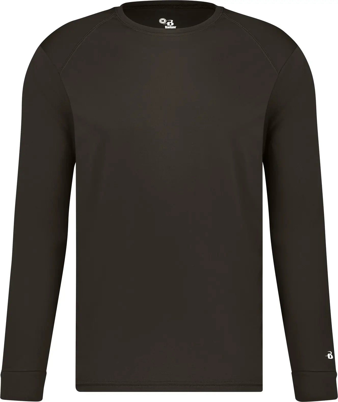 Badger Sport 410400 B-core L/s Tee - Brown - Adult s
