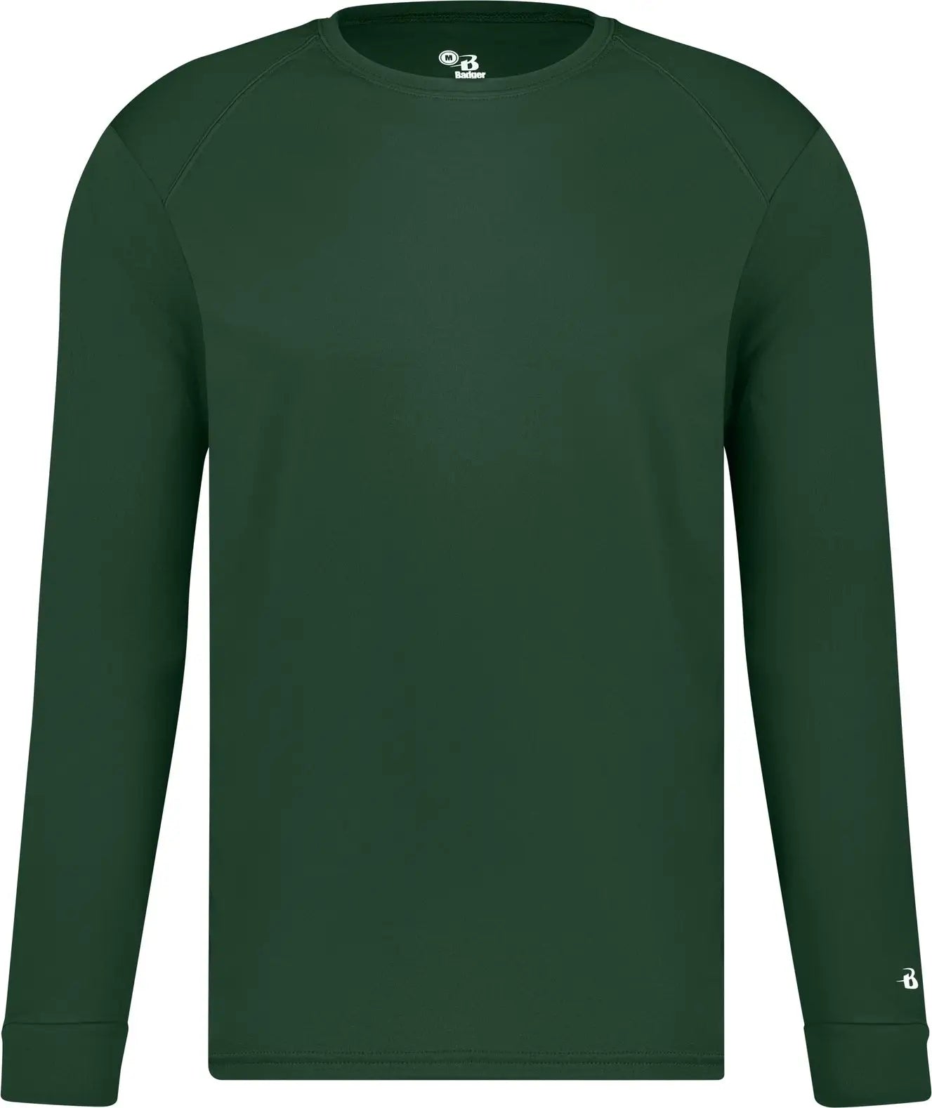 Badger Sport 410400 B-core L/s Tee - Forest - Adult s