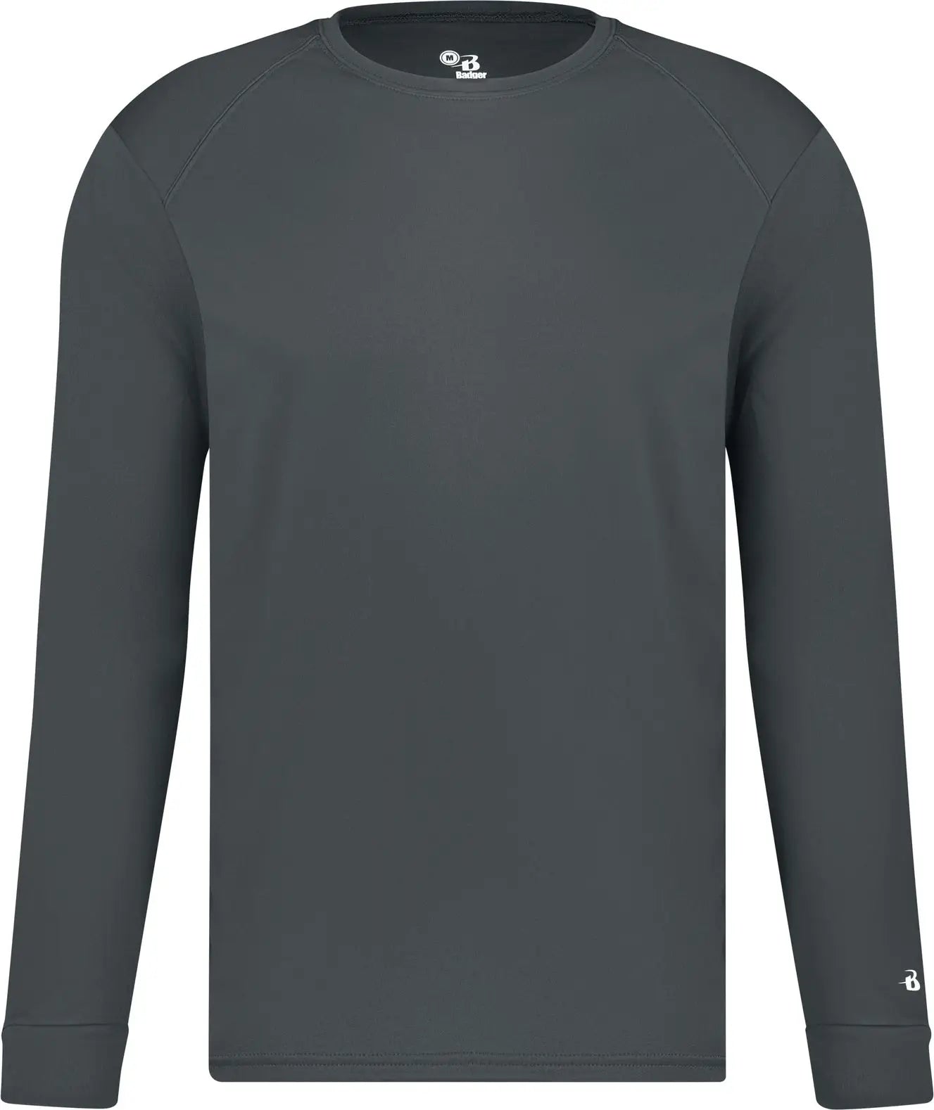 Badger Sport 410400 B-core L/s Tee - Graphite - Adult s