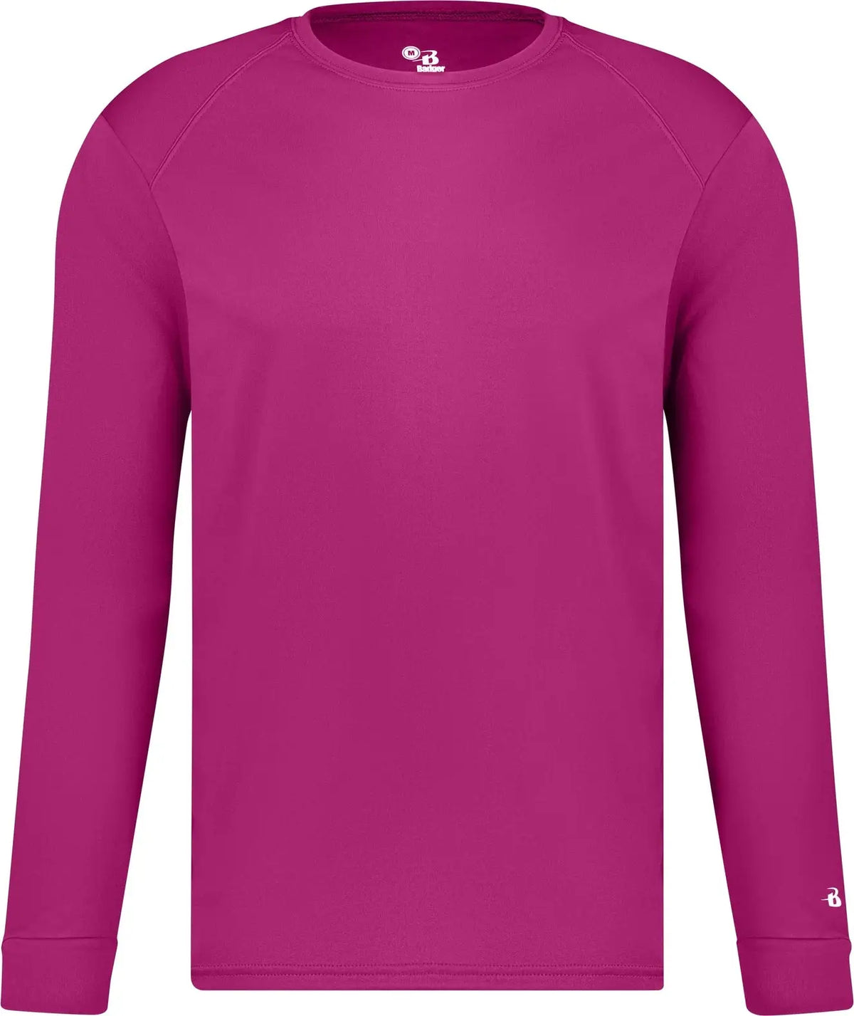 Badger Sport 410400 B-core L/s Tee - Hot Pink
