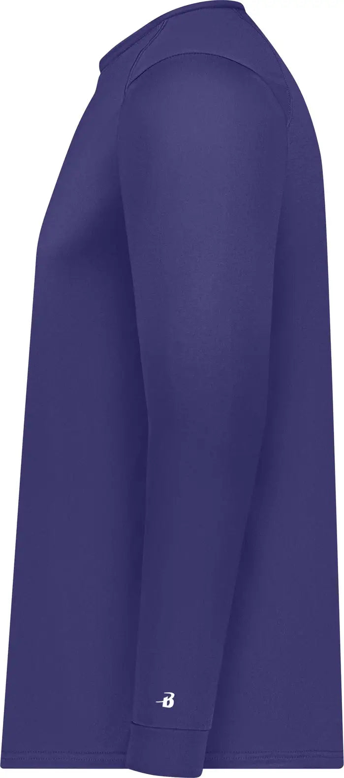 Badger Sport 410400 B-core L/s Tee - Purple