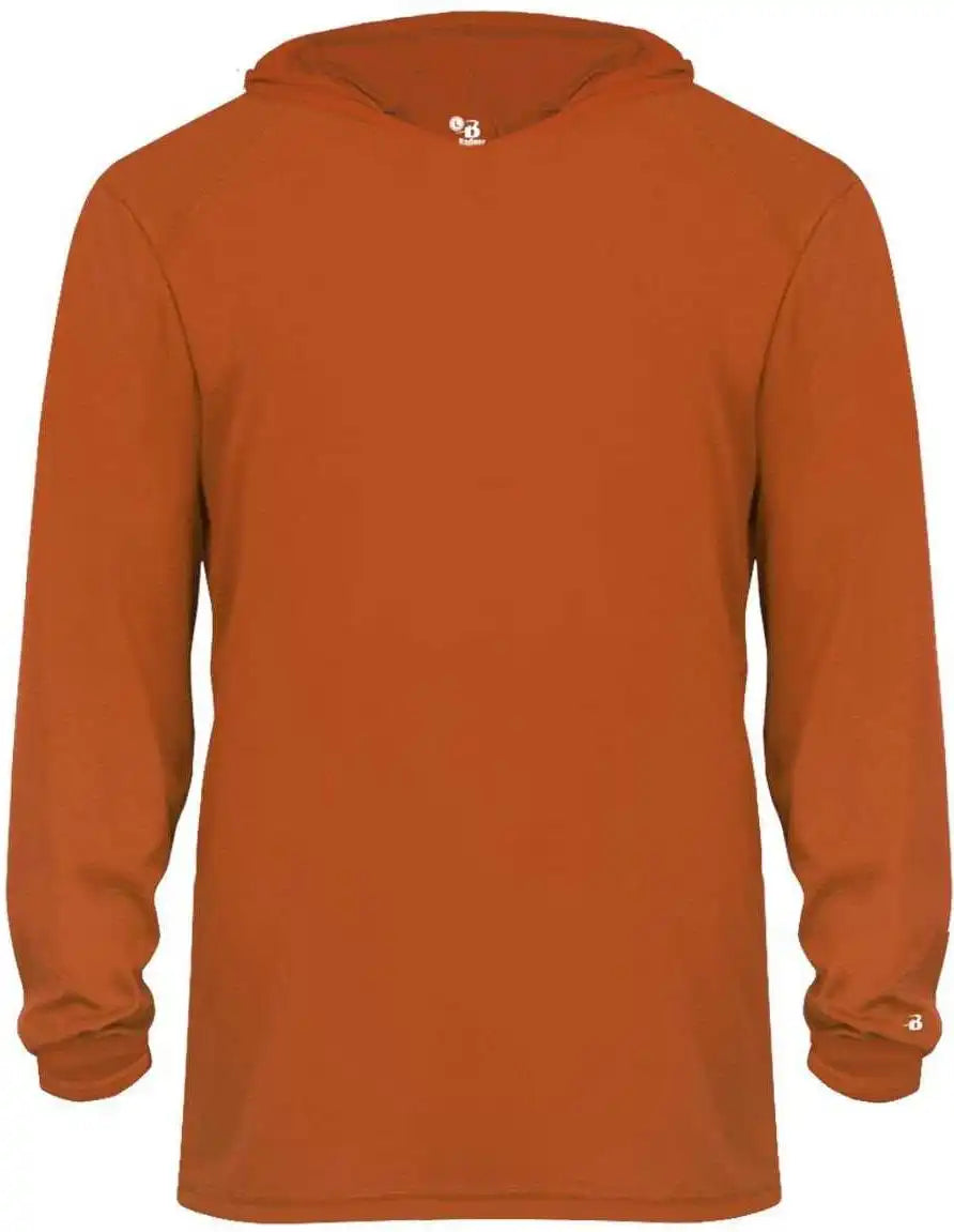 Badger Sport 4105 B-core Long Sleeve Hoodie Tee - Orange
