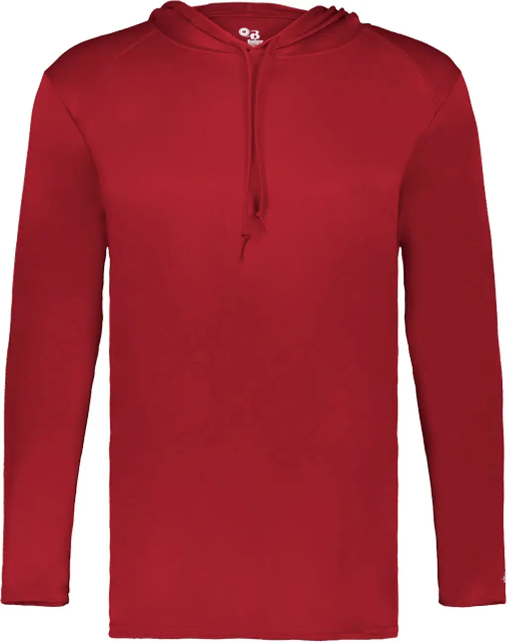 Badger Sport 4105 B-core Long Sleeve Hoodie Tee - Red