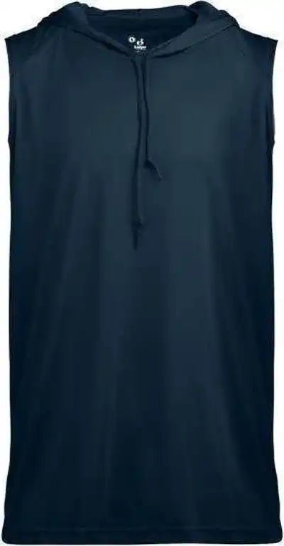 Badger Sport 4108 b Core Sleeveless Hood Tee Navy
