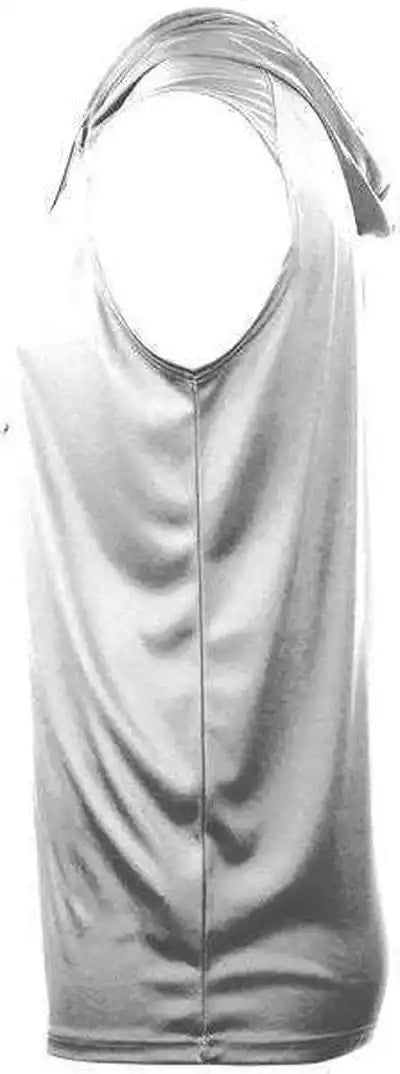 Badger Sport 4108 b Core Sleeveless Hood Tee White