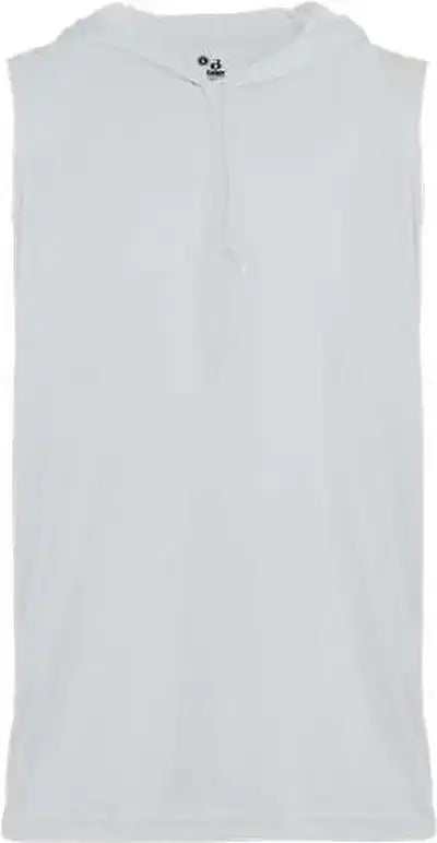 Badger Sport 4108 b Core Sleeveless Hood Tee White