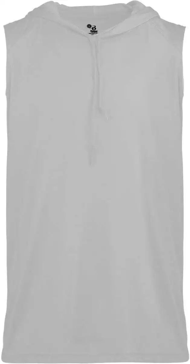Badger Sport 4108 B-core Sleeveless Hoodie Tee - Silver