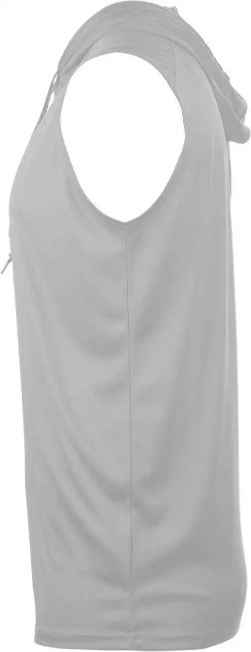 Badger Sport 4108 B-core Sleeveless Hoodie Tee - Silver