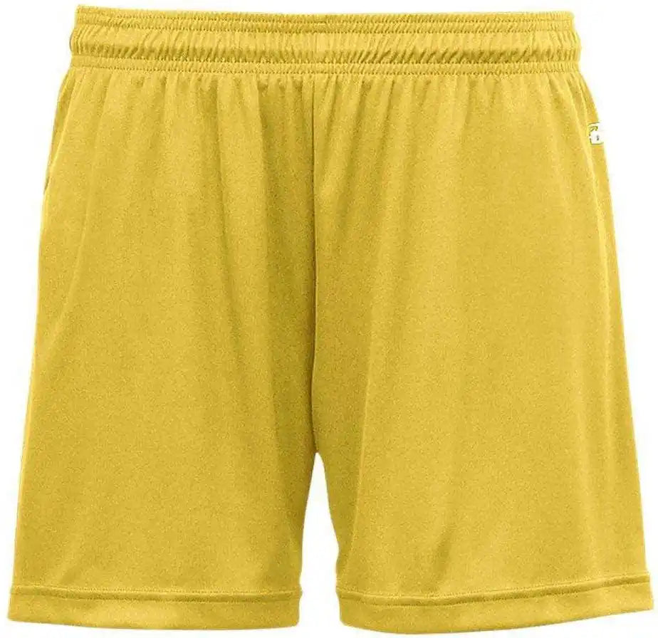 Badger Sport 4116 Ladies b Core Short Gold