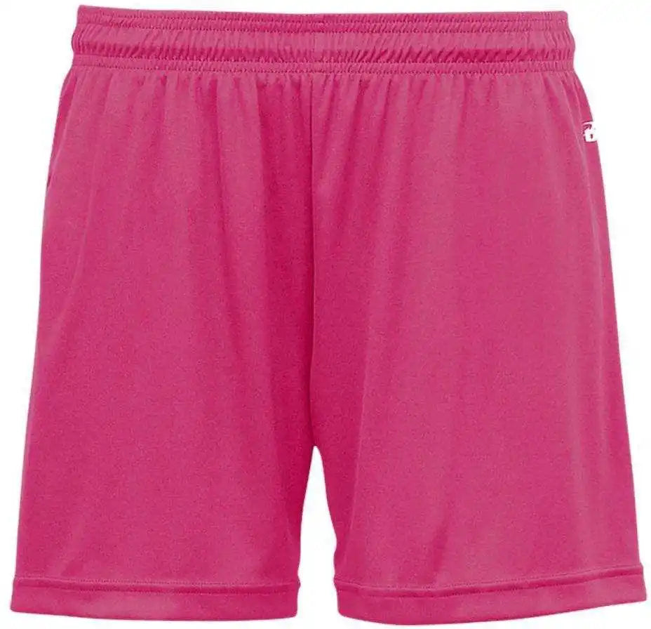 Badger Sport 4116 Ladies B-core Short - Hot Pink