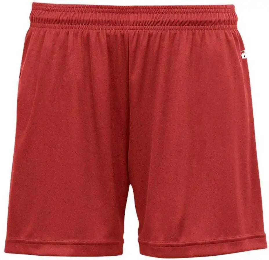 Badger Sport 4116 Ladies b Core Short Red