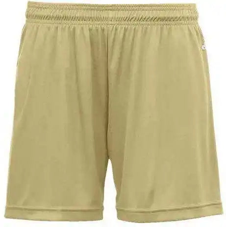 Badger Sport 4116 Ladies B-core Short - Vegas Gold