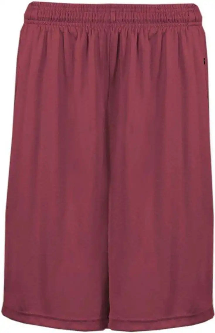 Badger Sport 4119 B-core Pocketed 10’’ Short - Cardinal