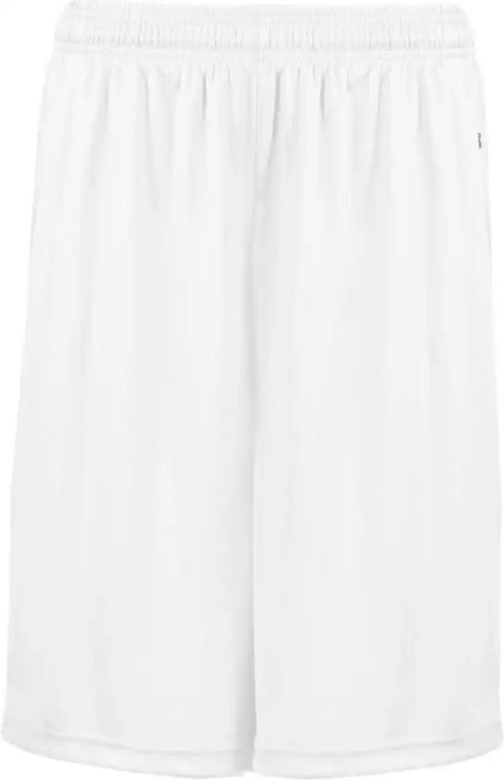 Badger Sport 4119 B-core Pocketed 10’’ Short - White