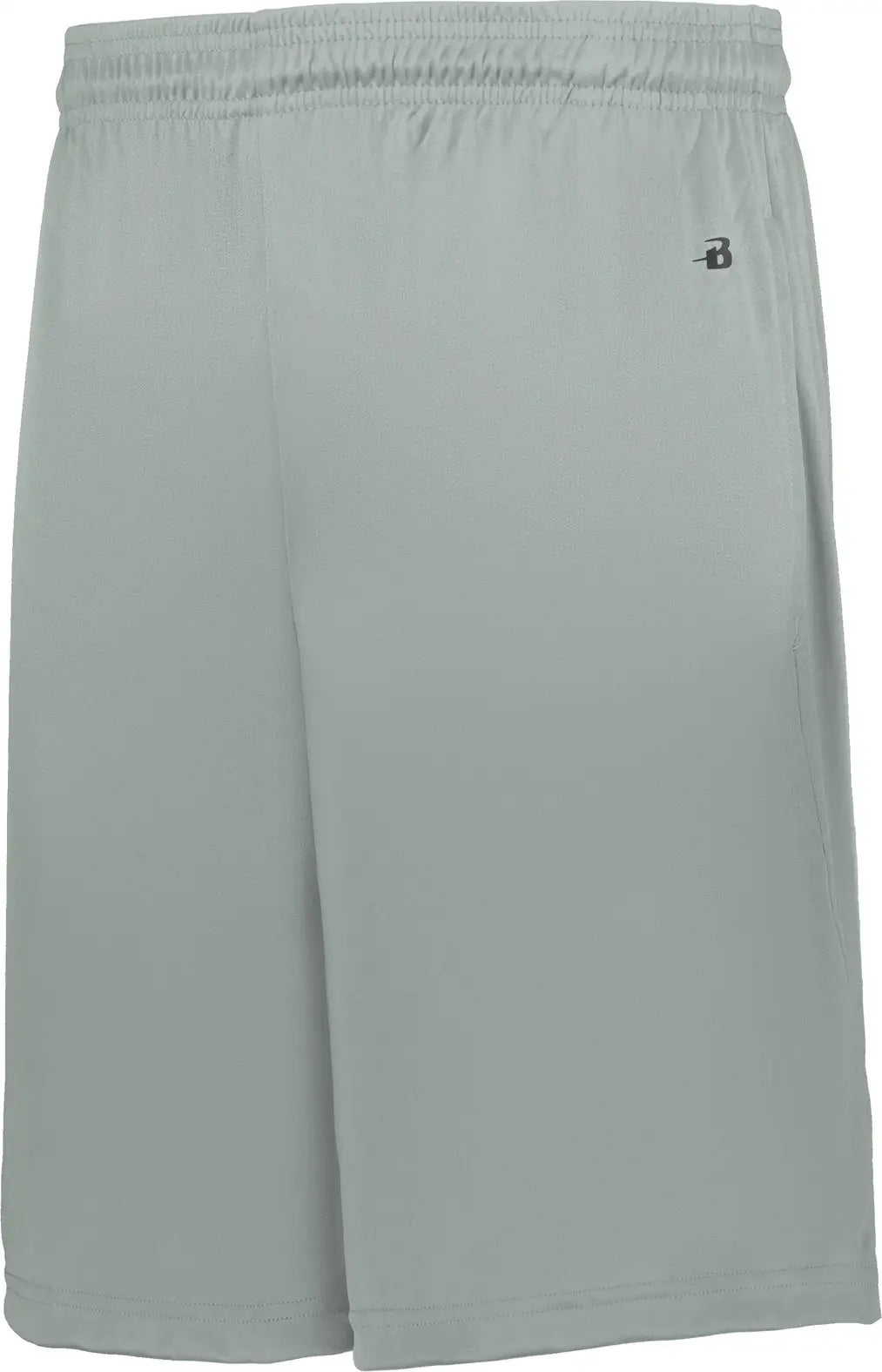 Badger Sport 4119 B-core Pocketed Short - Silver - Adult s