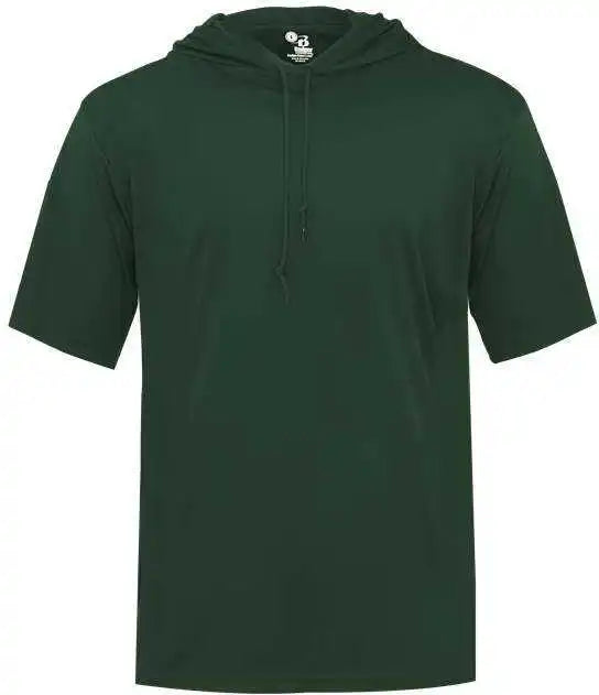 Badger Sport 4123 b Core Short Sleeve Hoodie Tee Forest