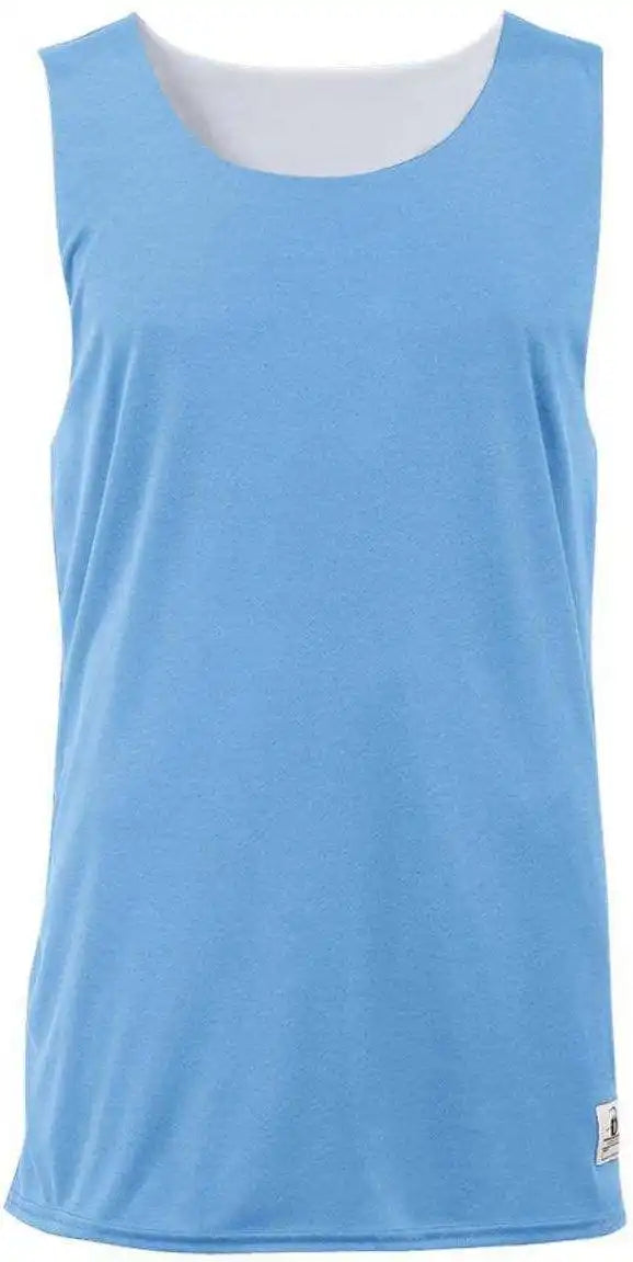 Badger Sport 4129 b Dry Reversible Tank Columbia Blue White
