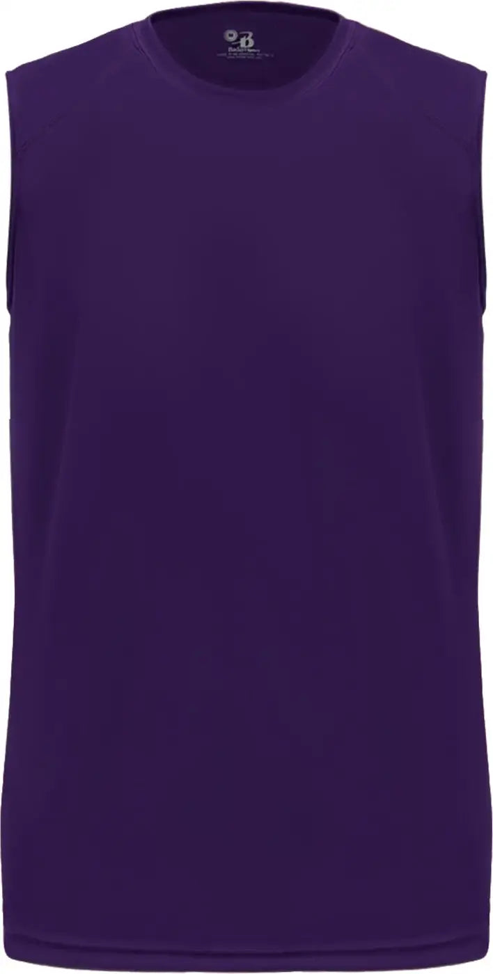 Badger Sport 4130 B-core Sleeveless Tee - Purple - Adult s