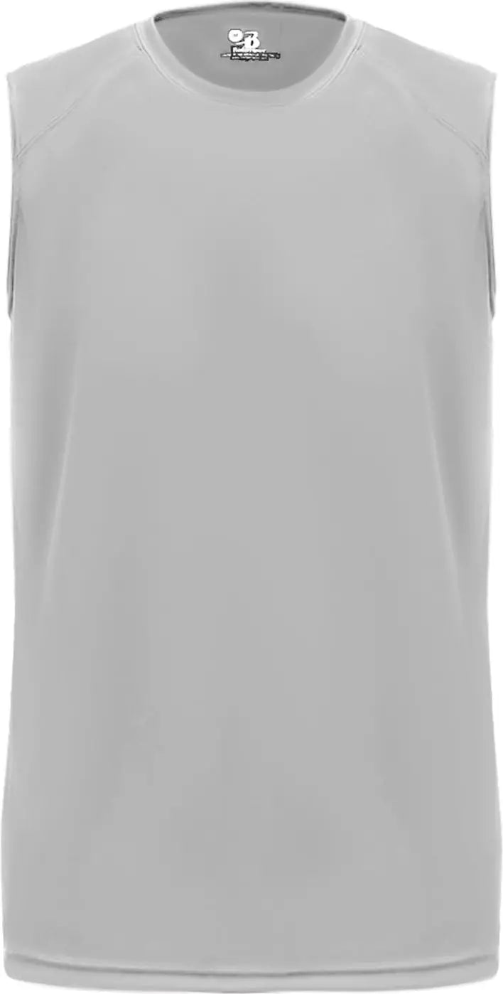 Badger Sport 4130 B-core Sleeveless Tee - Silver - Adult s