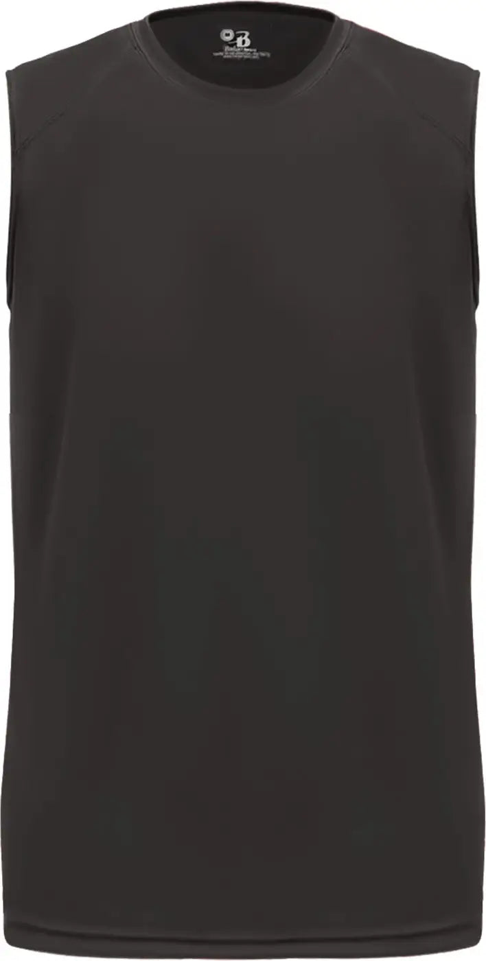 Badger Sport 413000 B-core Sleeveless Tee - Black - Adult s
