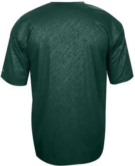 Badger Sport 4131 Line Embossed Tee - Forest