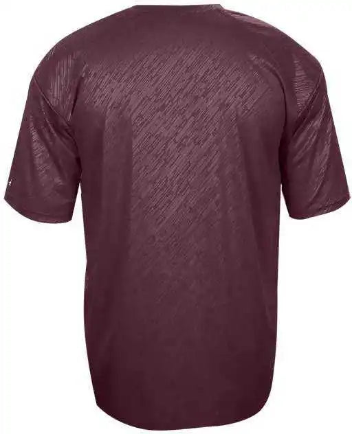 Badger Sport 4131 Line Embossed Tee - Maroon