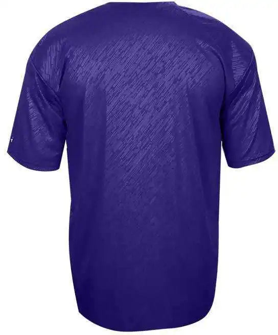 Badger Sport 4131 Line Embossed Tee - Purple