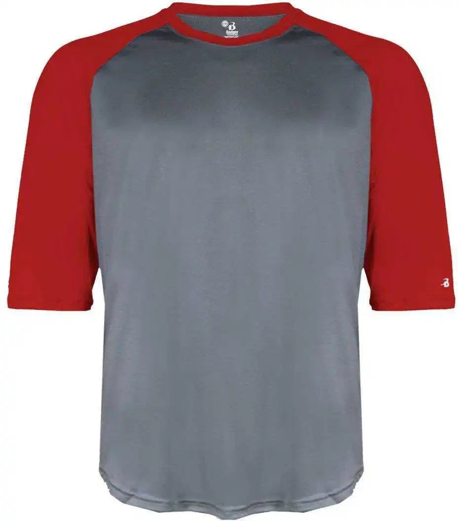 Badger Sport 4133 B-baseball Adult Undershirt - Graphite Red