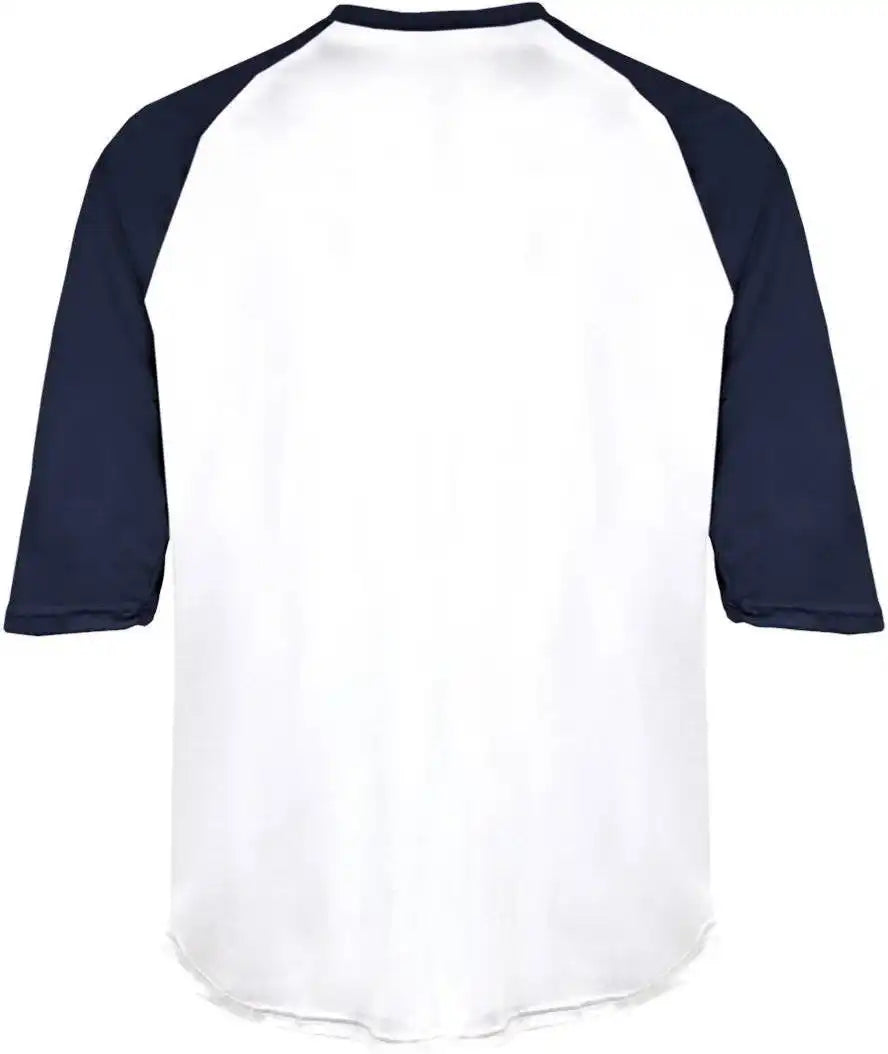 Badger Sport 4133 B-baseball Adult Undershirt - White Navy