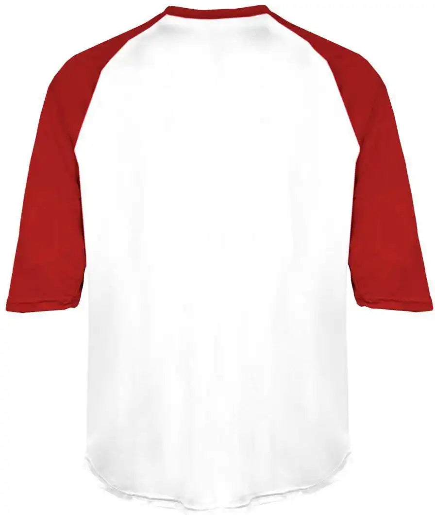 Badger Sport 4133 B-baseball Adult Undershirt - White Red