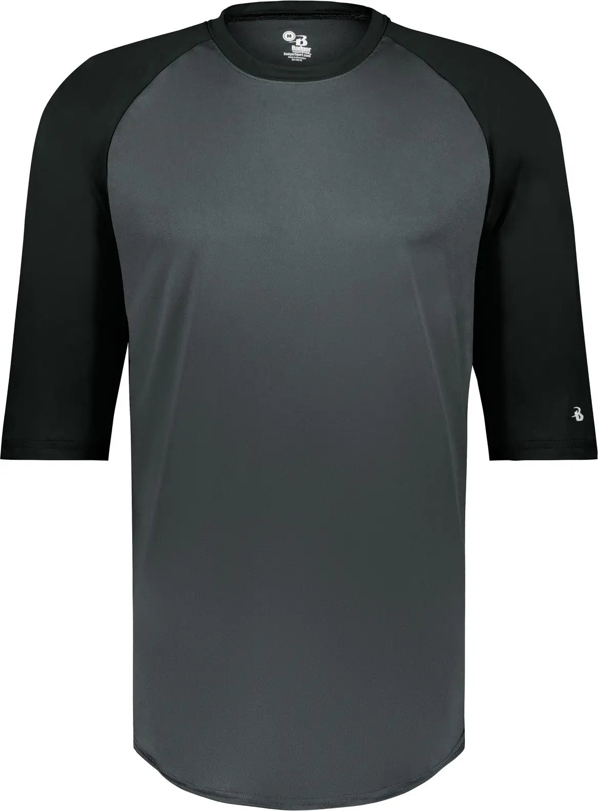 Badger Sport 4133 B-baseball Tee - Graphite Black