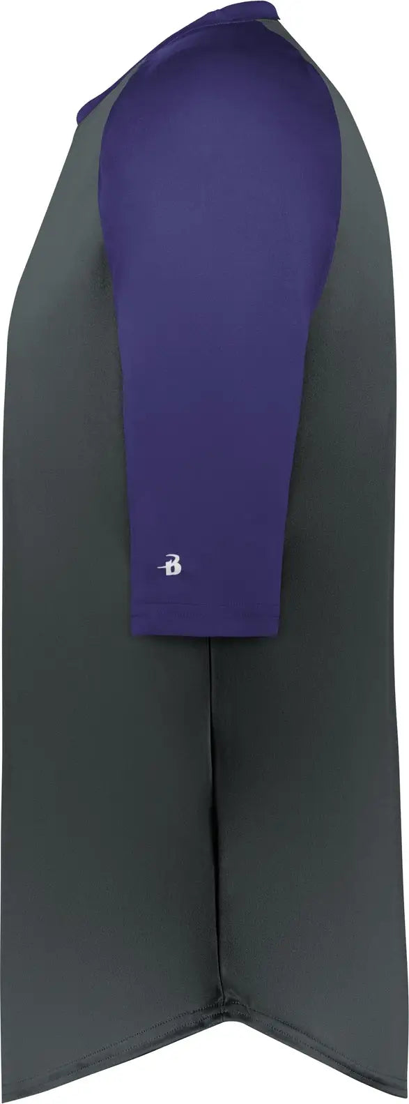 Badger Sport 4133 B-baseball Tee - Graphite Purple