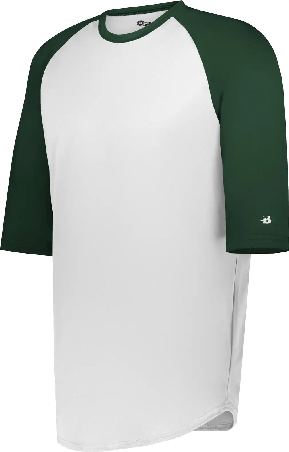 Badger Sport 4133 B-baseball Tee - White Forest - Adult s