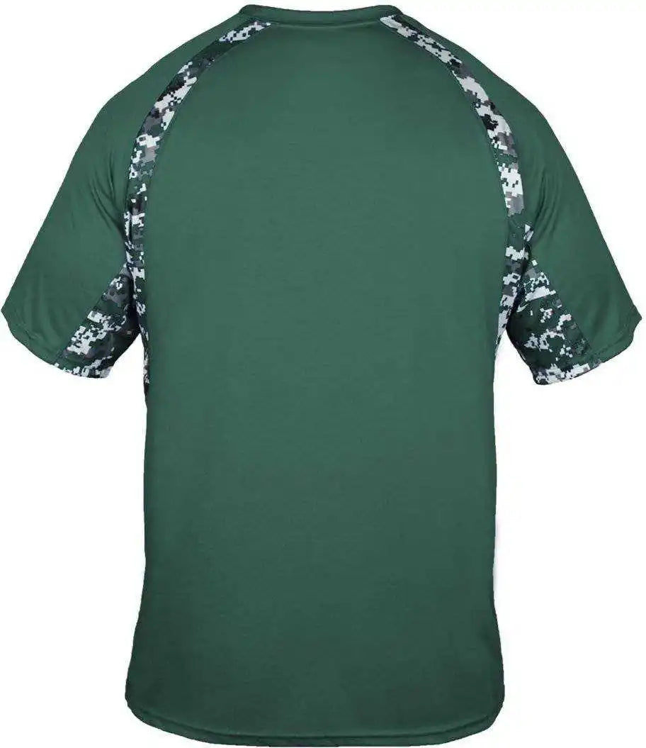 Badger Sport 4140 Digital Hook Adult Tee Forest
