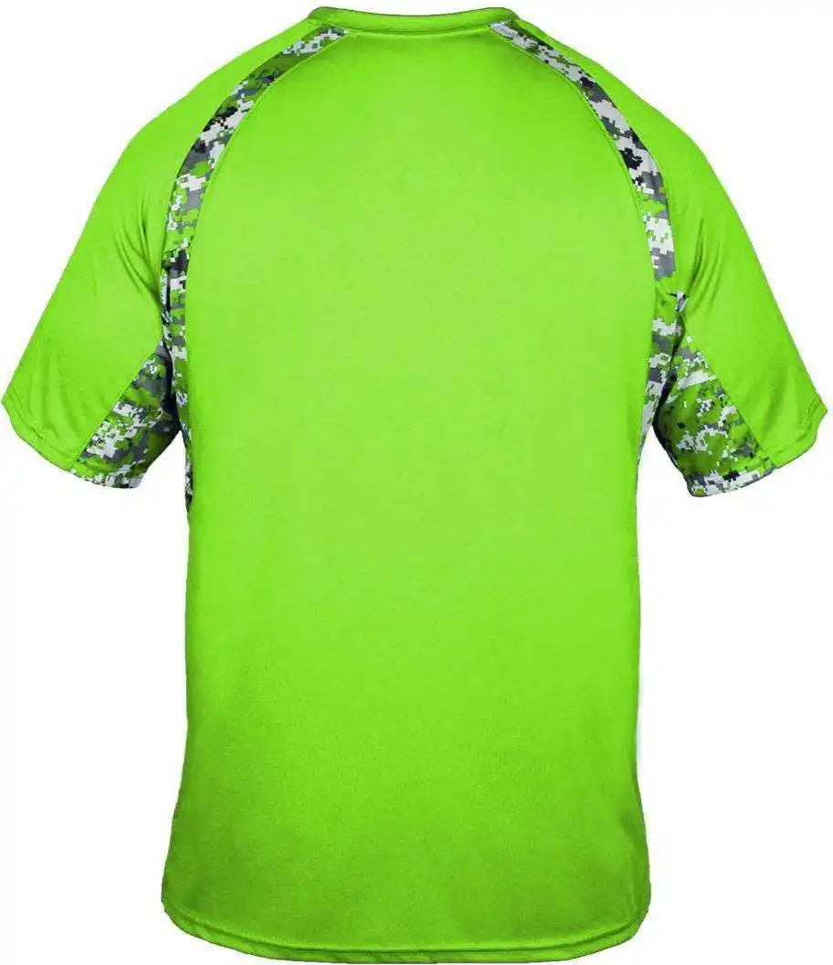 Badger Sport 4140 Digital Hook Adult Tee - Lime