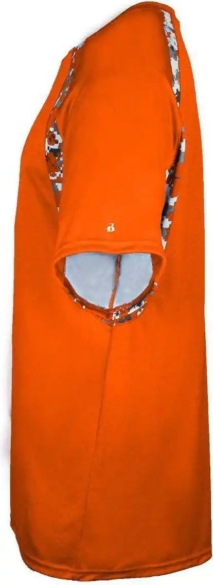 Badger Sport 4140 Digital Hook Adult Tee - Orange