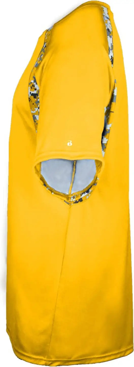 Badger Sport 4140 Digital Hook Tee - Gold