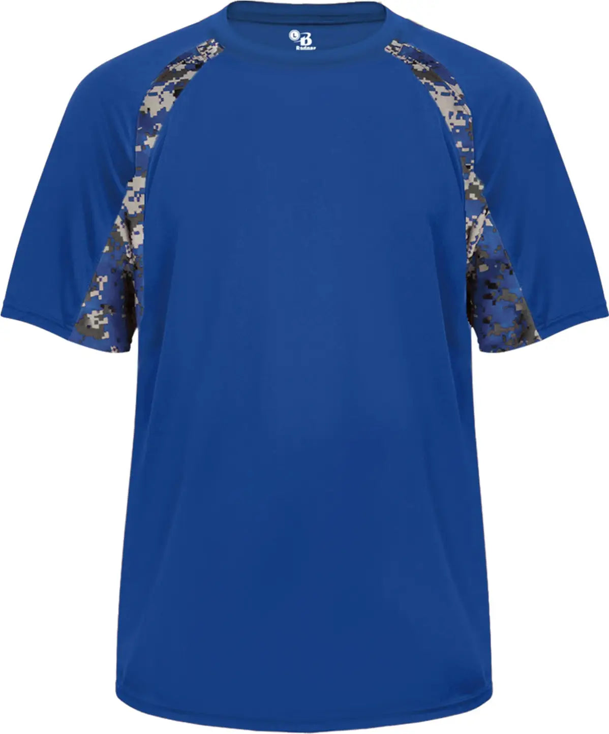 Badger Sport 4140 Digital Hook Tee - Royal - Adult Xs