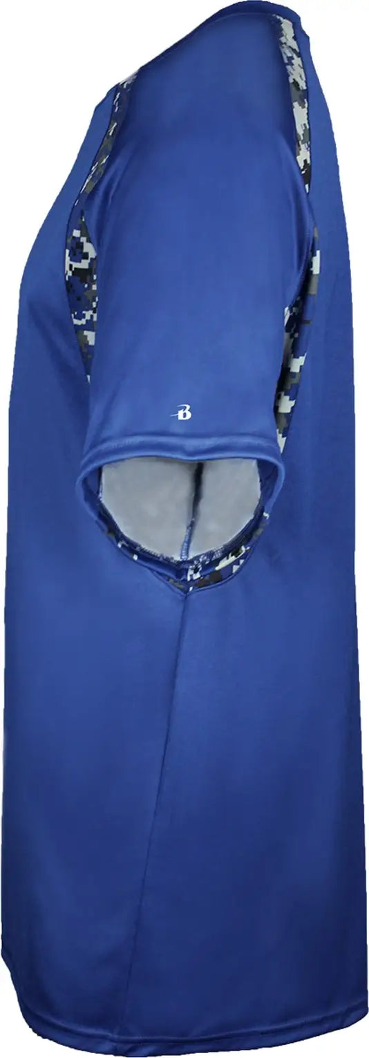 Badger Sport 4140 Digital Hook Tee - Royal