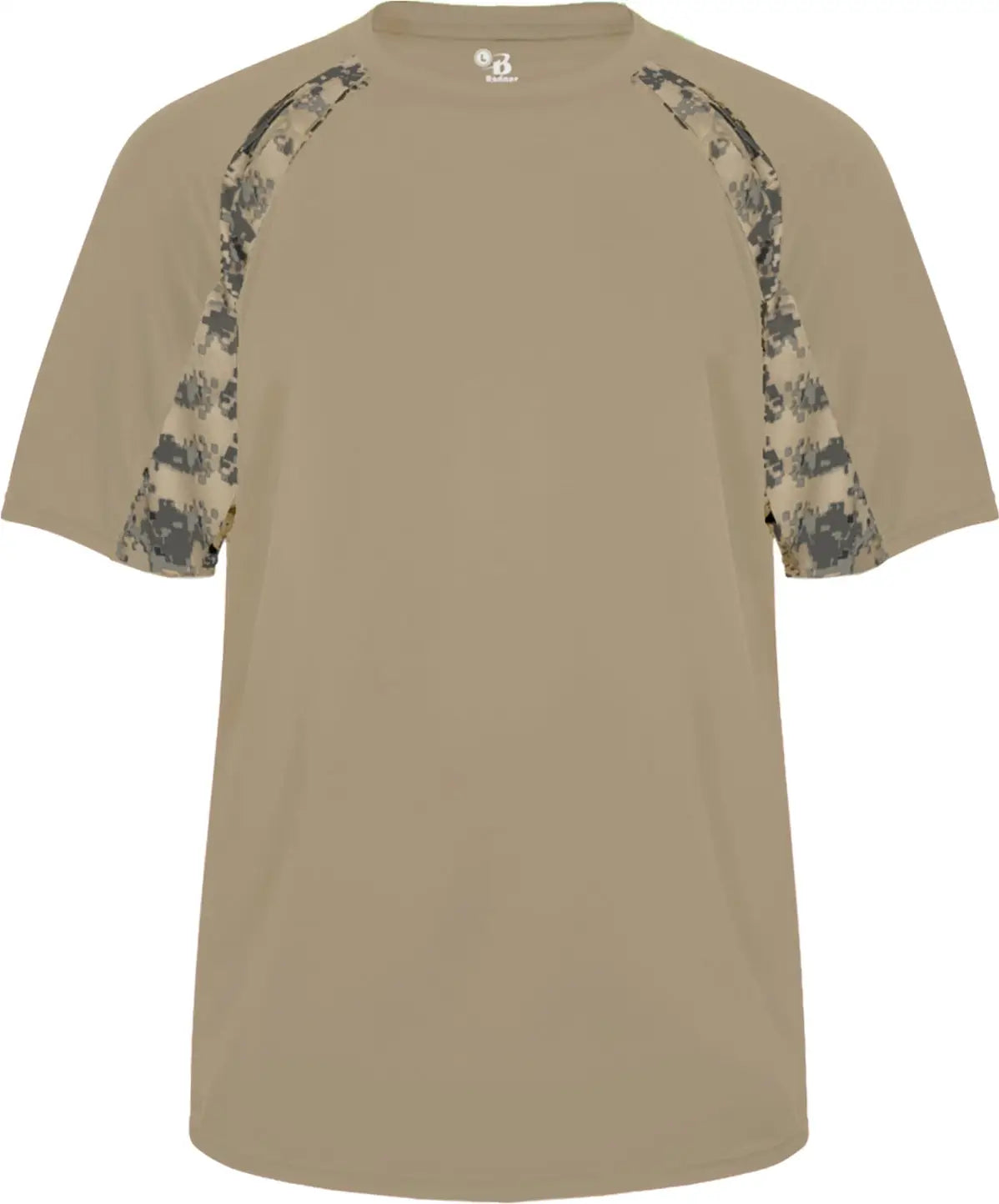 Badger Sport 4140 Digital Hook Tee - Sand - Adult Xs
