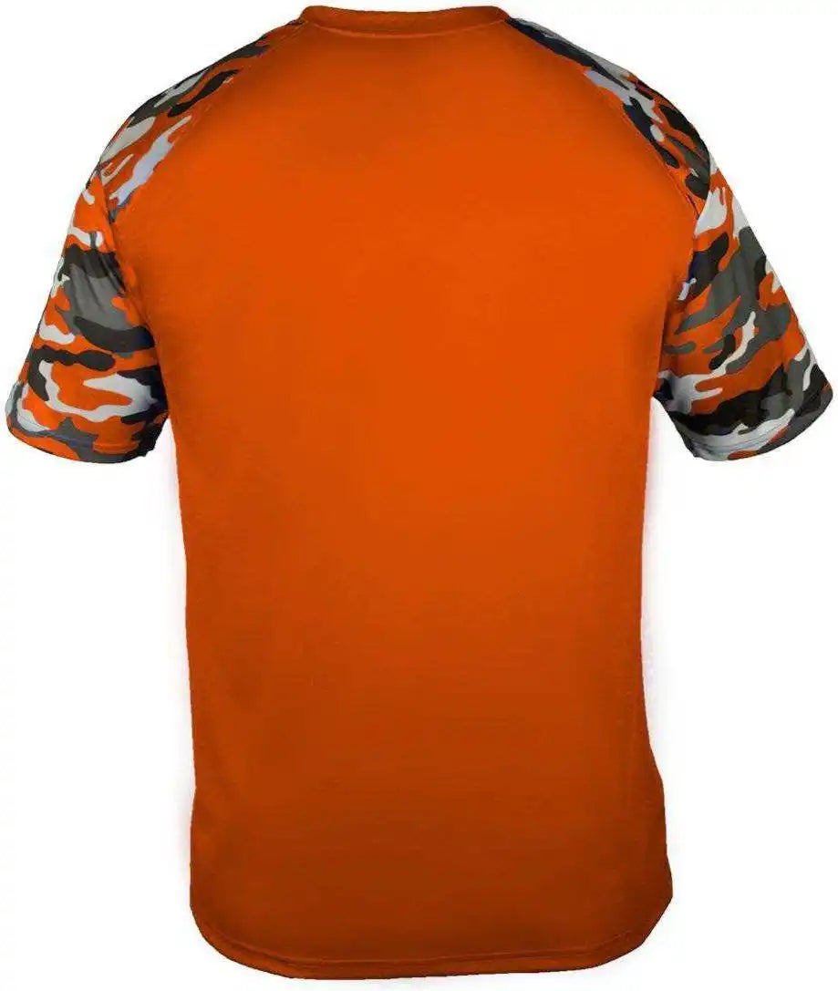 Badger Sport 4141 Camo Adult Tee Orange
