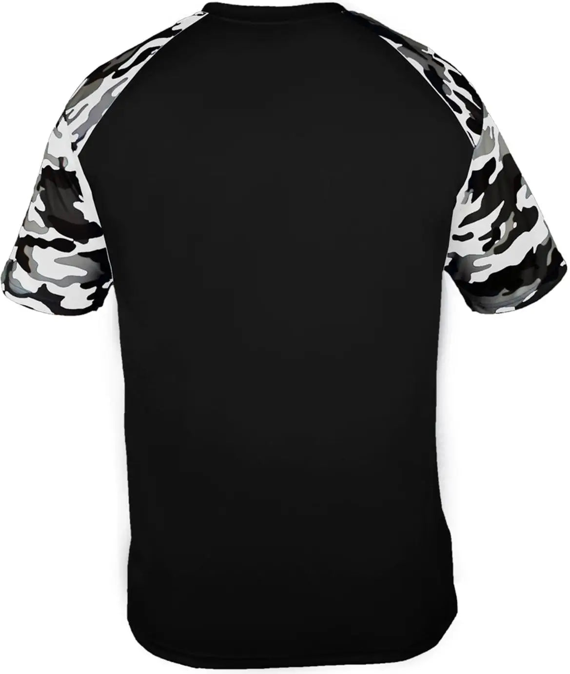 Badger Sport 4141 Camo Tee - Black White